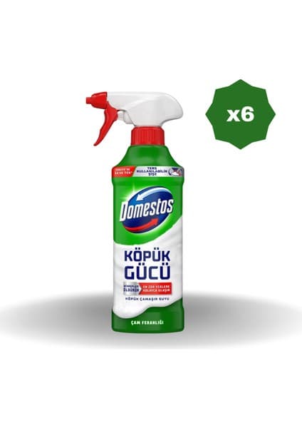 Domestos Köpük Gücü Çam Ferahlığı 450 ml - (6 Adet) Fiyatı