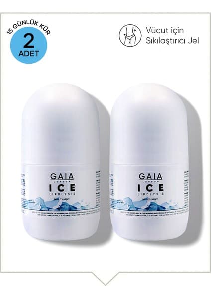 Gaia London Ice Lipolysis Sıkılaştırıcı Jel 50ml Selülite Karşı Etkili Tüm Cilt Tipleri İçin(15
