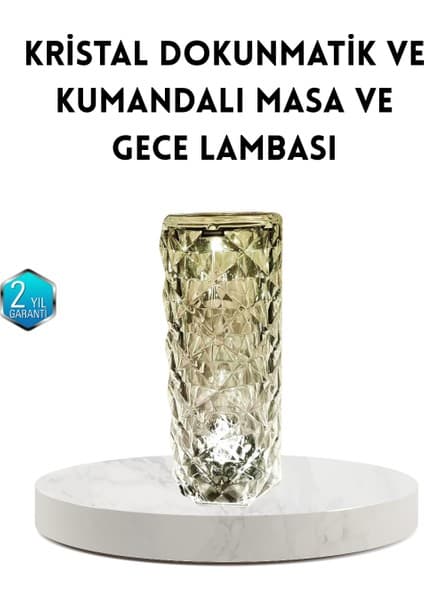 AyrStore Kristal Rgb LED Masa Lambası – Renkli Kumandalı Fiyatı