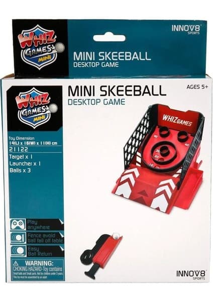 Sunman 21122 Mini Masaüstü Skeeball 14X16X11