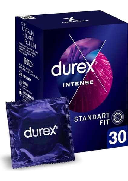 Intense 30'lı Uyarıcı Jelli ve Tırtıklı