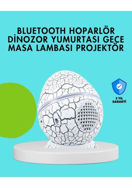 Ceylan Adam Dinozor Yumurtası Tasarımlı Gece Lambası – Müzik ve Işık