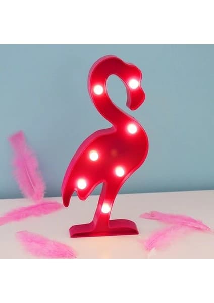 Eco Port LED Işıklı Flamingo Gece