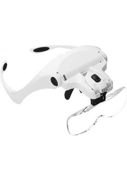 5 Lens 1.0x3.5x, 2led Işıklı ile Ayarlanabilir Gözlük