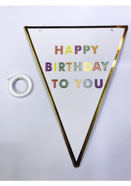 Eco Port Happy Birthday To You Flama Bayrak