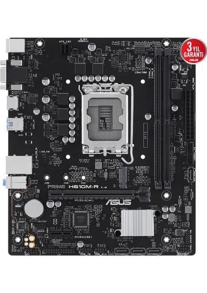 Asus Prıme H610M-R-SI 2xddr5 Vga/hdmı/dp 1xm.2 1xglan 1700P Fiyatı