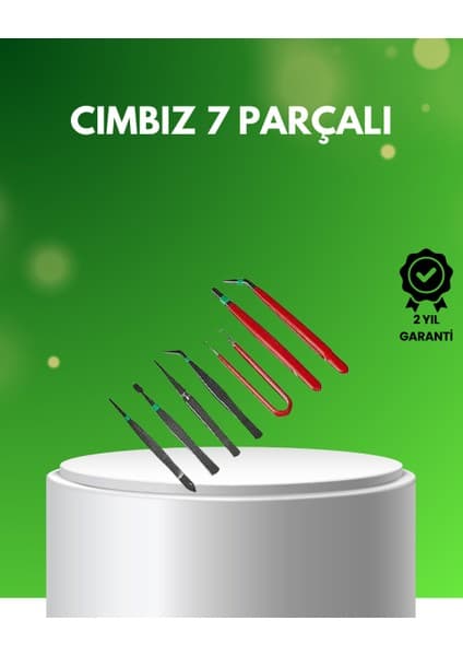 Ucuz Tekno 7 Parça Hassas Çelik Cımbız Seti Elektronik ve Saat Tamiri