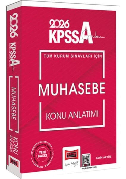 Yargı Yayınevi Yargı 2026 KPSS A Grubu Muhasebe Konu Anlatımı Yargı