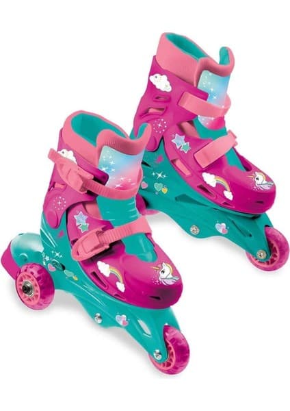 AyrStore Unicorn Desenli Inline 3 Tekerlekli Paten Fiyatı