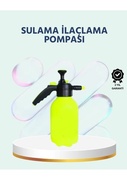 Basınçlı El Pompası 2 Litre Bakır Nozul Ayarlı Jet ve Dağınık
