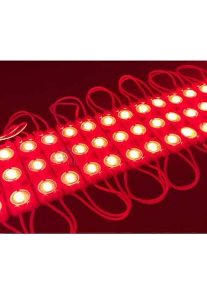 10 Adet 1.5W Modül LED 2835 Mercekli Gün Işığı, Mavi, Kırmızı,