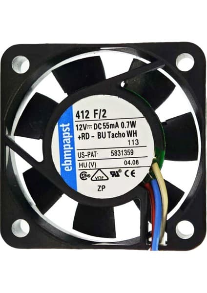 Ebmpapst 412F/2M 40*40*10 Kompakt Fan 24V