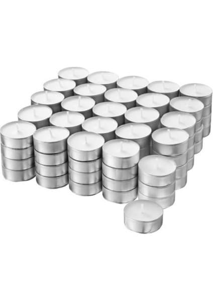 IKEA Glimma Dekoratif Tealight Mum 100'lü Standart Koku Özelliği ile Şık