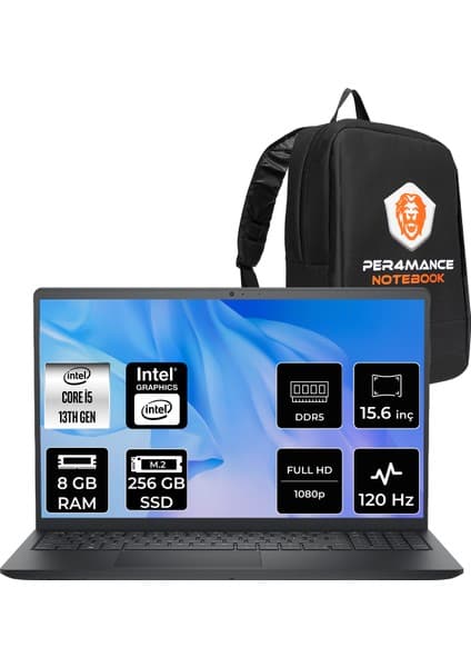 Dell Pro 15 Essential i5 1334U Notebook 8GB RAM 256GB SSD Fiyatı