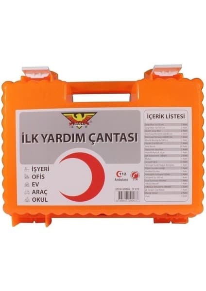 Duvar Tipi Ilk Yardım ve Acil Müdahale Çantası Seti Fiyatı