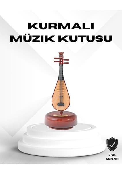 Marsilyan Figürlü Müzik Kutusu Zarif Melodili Dekoratif