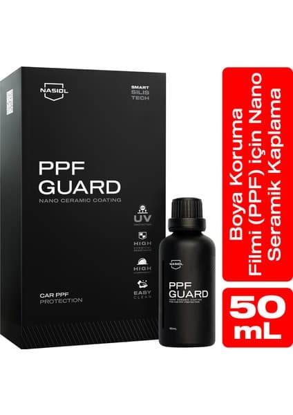 Nasiol PPFGuard Araç Boya Koruma Filmi/PPF için Nano Seramik Kaplama-PPF Koruma-2 Yıl