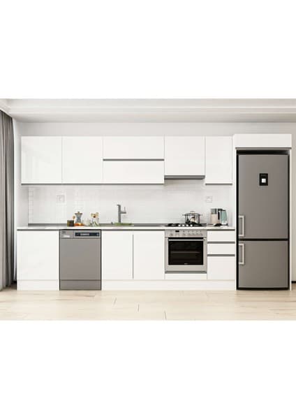 Alvinka 380X222 cm Hg_j Mutfak Dolabı Beyaz Beyaz Fiyatı