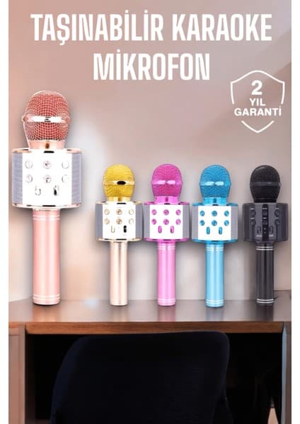 Epilons Taşınabilir Bluetooth Karaoke Mikrofon: Hafıza Kart