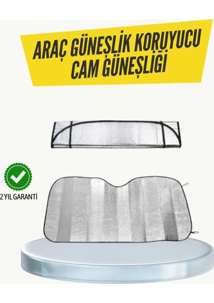 Epilons Metalize Reflektörlü Katlanabilir Araç Güneşliği – Yüksek Performanslı Isı Ve Uv