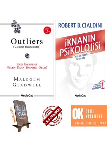 Iknanın Psikolojisi - Outliers Çizginin Dışındakiler / Kitap Set - Bazı Insanlar Neden Daha