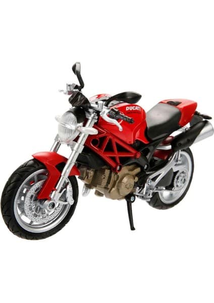 Göçmen Ducati Monster 1100 Kırmızı 1: 12 Motosiklet Modellmotorrad
