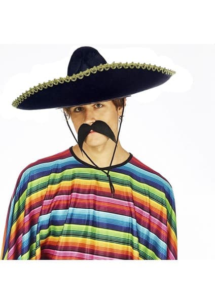 Magicool Sombrero Meksika Şapkası Mariachi Altın Şeritli Fiyatı