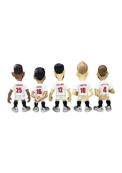 - 5'li Paket - 7 cm Pvc Figürler - V2 (Ramos, Rakitic, Mir, Navas,