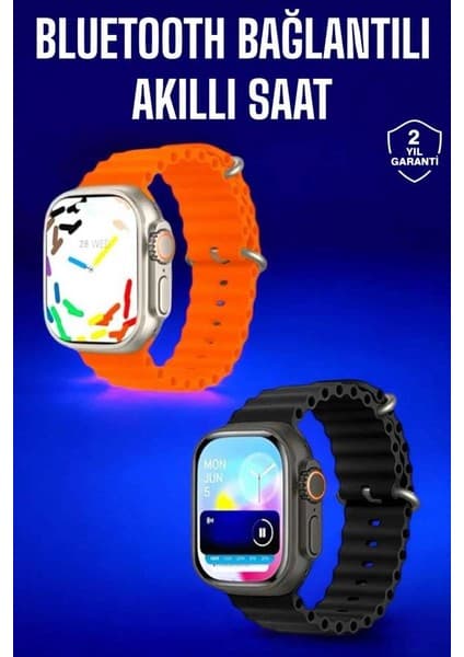 Akıllı Saat Arama Cevaplayan Bildirim Görme Yeni Nesil Bluetooth Bağlantılı -