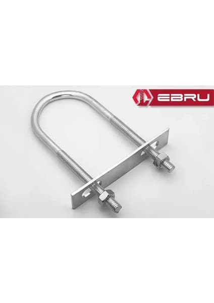 Eco Port U Civata, Karşılık Demiri + Somunlu - M10X60 - 20