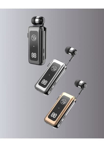 Dijital Ekranlı ve Hızlı Şarjlı Bluetooth 5.2 Makaralı