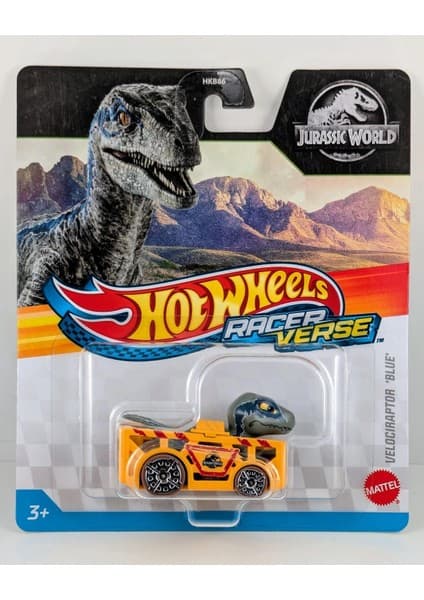 Hot Wheels Racerverse Jurassic World Blue Araç – Orijinal 3+
