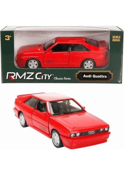 Sunman 1:32 Alman Klasikleri Serisi Die Cast Çek Bırak Model Araba - Kırmızı Audi