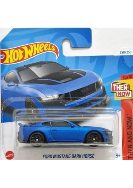 Hot Wheels Ford Mustang Dark Horse Tekli Araba Metal Gövde 1:64 Ölçek Gerçekçi Detaylar