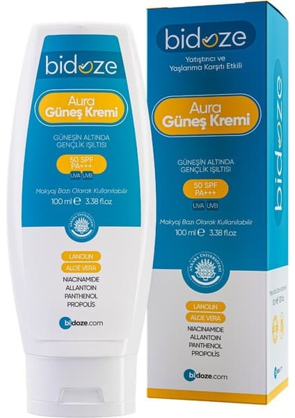 Bidoze Aura Yatıştırıcı & Anti Aging Etkili Güneş Kremi 100 Fiyatı