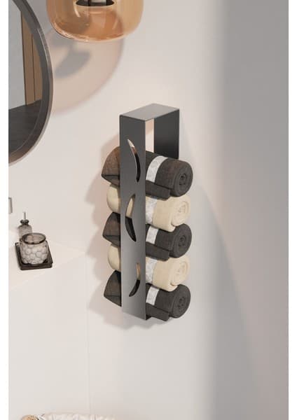 UltraMint Modern Paslanmaz Çelik Yapışkanlı Havlu Düzenleyici, Şık ve Pratik