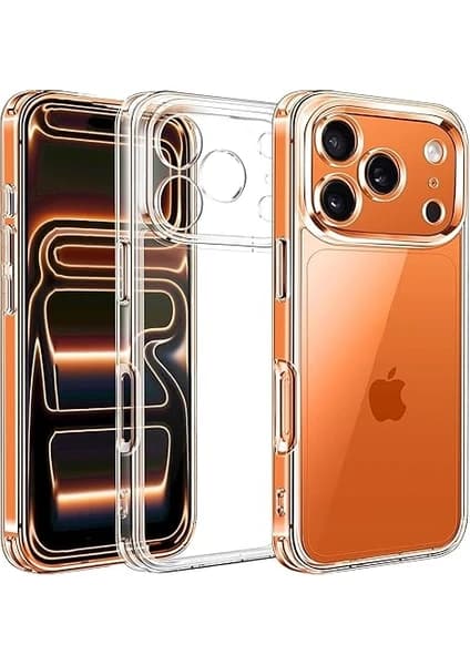Kvy iPhone 17 Pro Kamera Korumalı Süper Silikon Kılıf