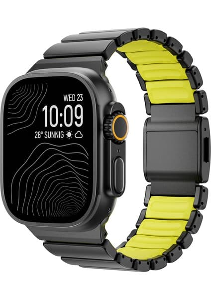 Watch Ultra 49MM Zore KRD-152 Titanyum Silikon Kordon -