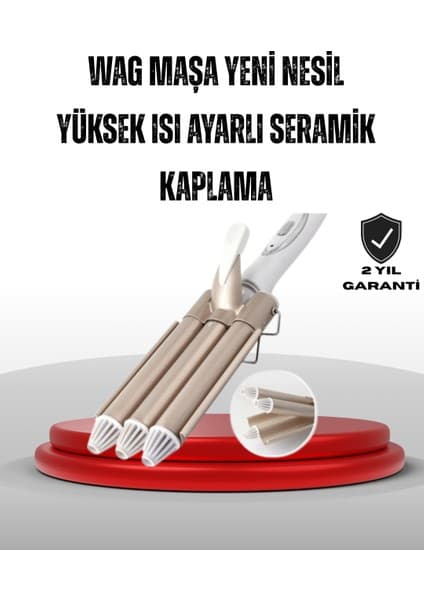 AyrStore Ayarlanabilir Isı Ayarıyla Profesyonel Bukle Maşası Fiyatı