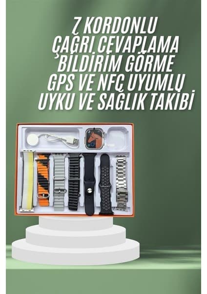 AyrStore 7 Kordonlu Akıllı Saat Plastik Kordon Hasır Kordon Fiyatı