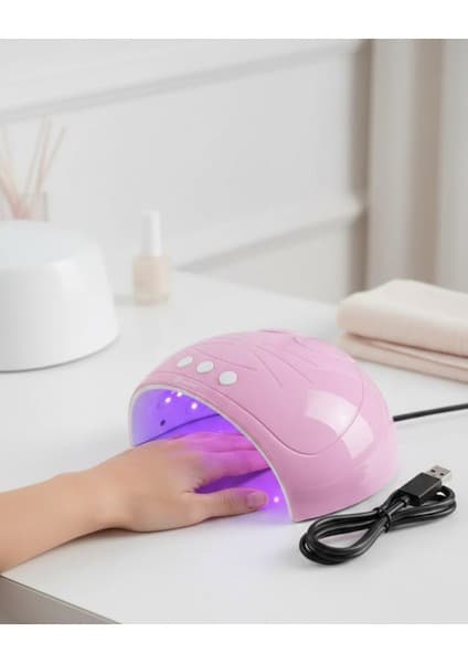 Ultraviyole Işıklı 15 Ledli 45W Oje Kurutucu Makine
