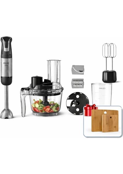 Philips Mutfak Robotu Blender Mikser Doğrayıcı Güçlü Motor