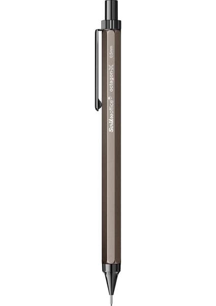 Scrikss Scrıkss Octagon-X 0.5mm Versatil Kalem Kahverengi -