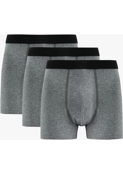 Pamuklu Basic 3'lü Boxer