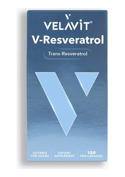 Velavit V- resveratrol - Longevity - 120 Kapsül - Dezenfektan Hediyeli (%72