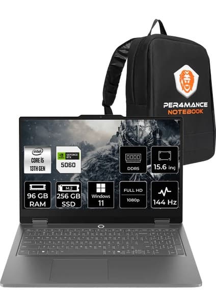 Lenovo Loq Essential i5 13450HX RTX 5060 8GB Gaming Laptop Fiyatı