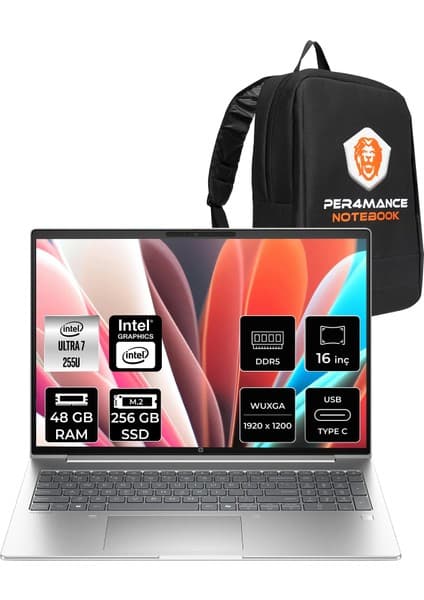 HP Probook 4 G1I Core Ultra 7 255U 48GB RAM 256GB SSD 16 Fiyatı