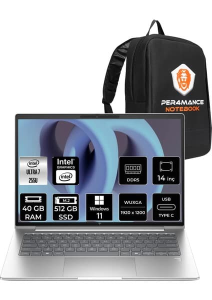 HP Elitebook 6 G1I Core Ultra 7 255U 40GB RAM 1TB SSD 14 Fiyatı