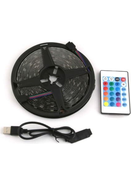 Ttt Rgb Şerit 30 LED Kumandalı USB