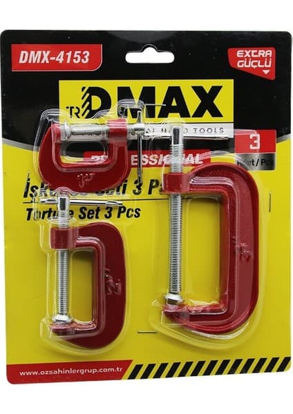 Colezium 3pcs Mini Işkence Mengene Seti Çelik Karbon